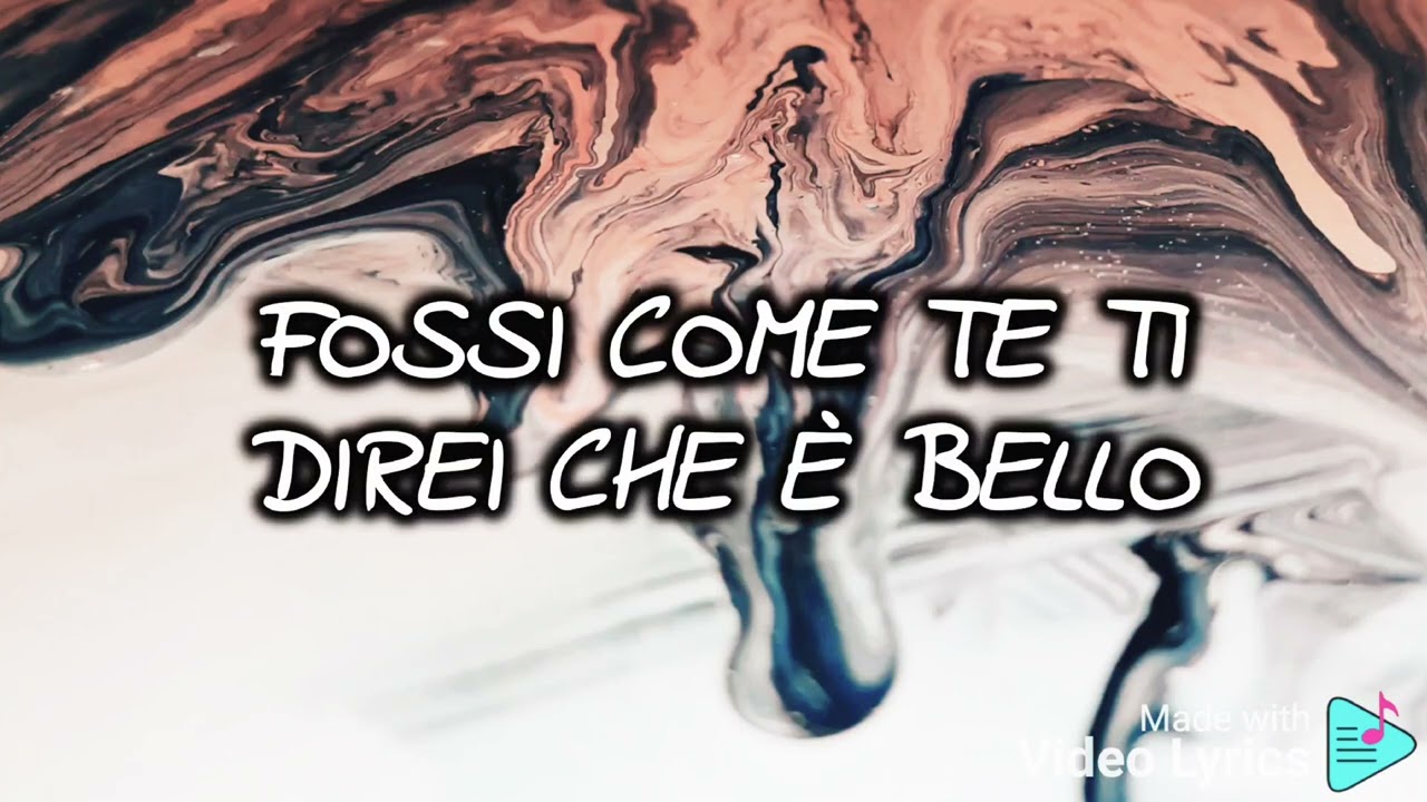 Ditonellapiaga - Fossi come te Lyrics