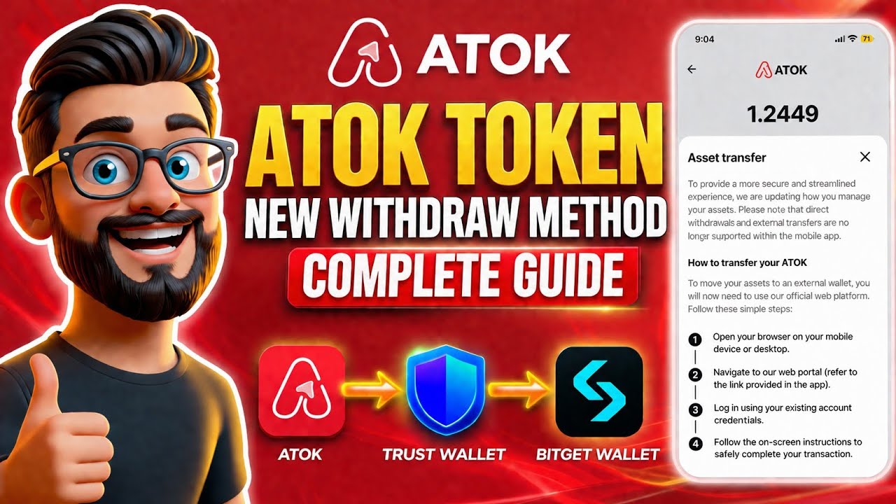ATOK Token New Withdraw Method &ndash; Full Step-by-Step Guide (Easy & Updated)