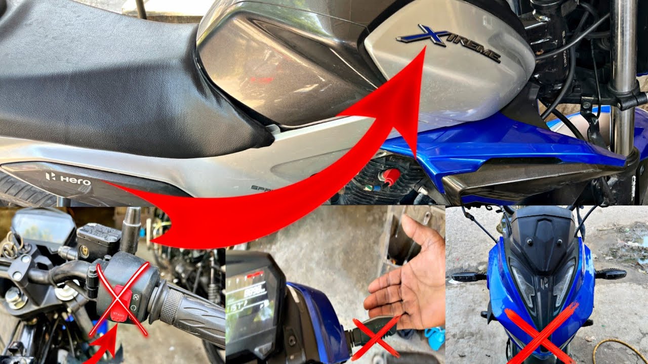 Hero Xtreme bs6 self start and headlight and indicator not working 