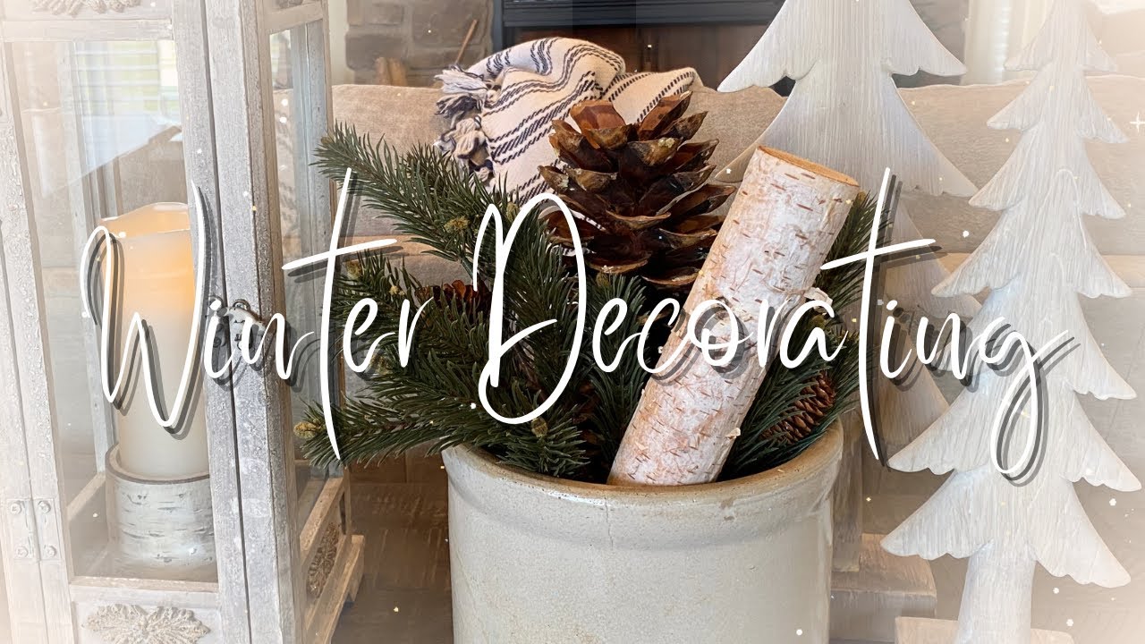 CREATING WAYS TO DECORATE FOR WINTER WITHOUT LOOKING CHRISTMASSY HOME DECOR