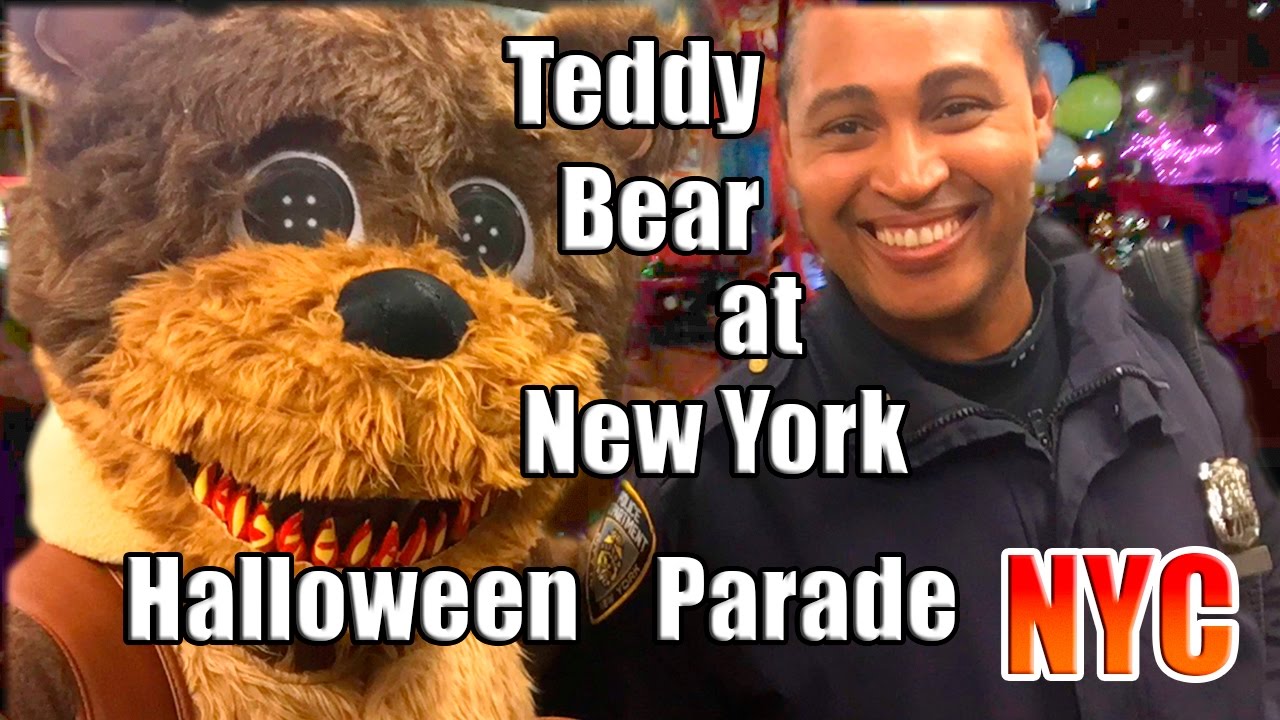 Парад Хэллоуин 2016 изнутри/Halloween Parade NYC with Teddy Bear