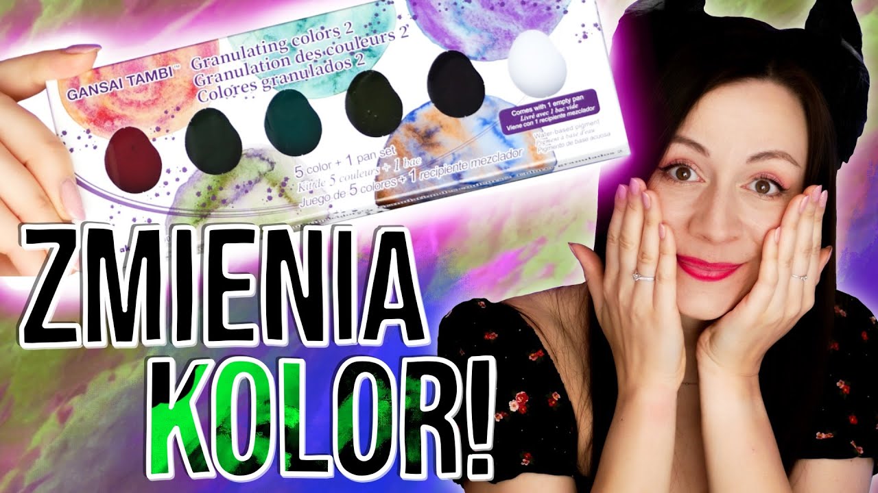 To są TE farby, o kt&oacute;rych m&oacute;wi cały internet... GANSAI TAMBI Granulating colors 2