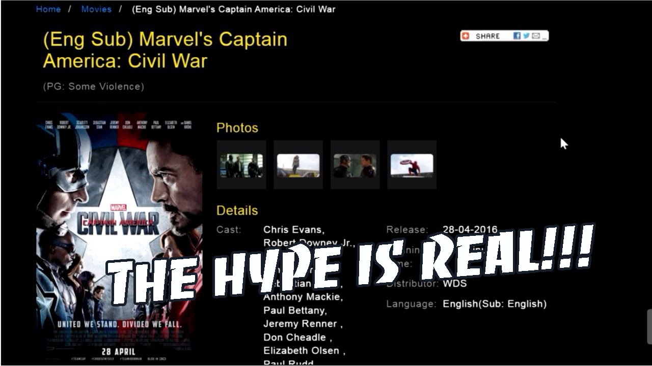 MY REACTION WHEN BUYING TICKET TO CAPTAIN AMERICA: CIVIL WAR!!!
