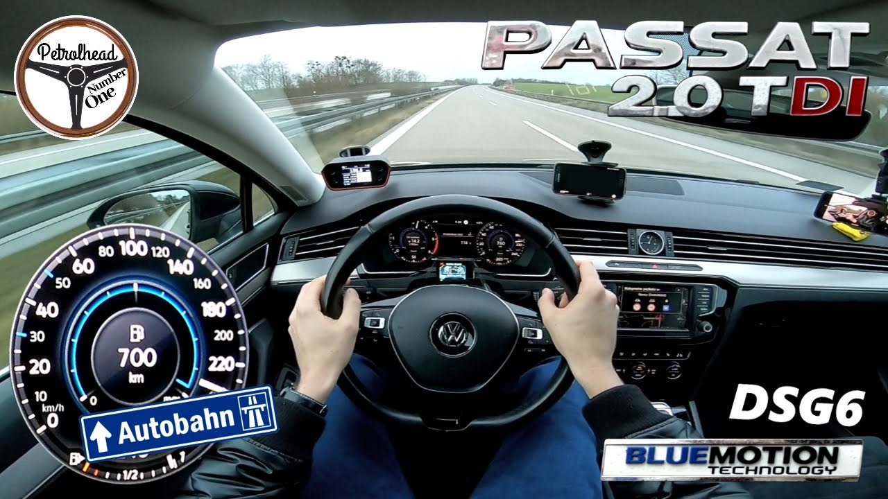 2015 VW Passat 2.0 TDI 190 KM | V-MAX. Próba autostradowa. RACEBOX 100-200 km/h