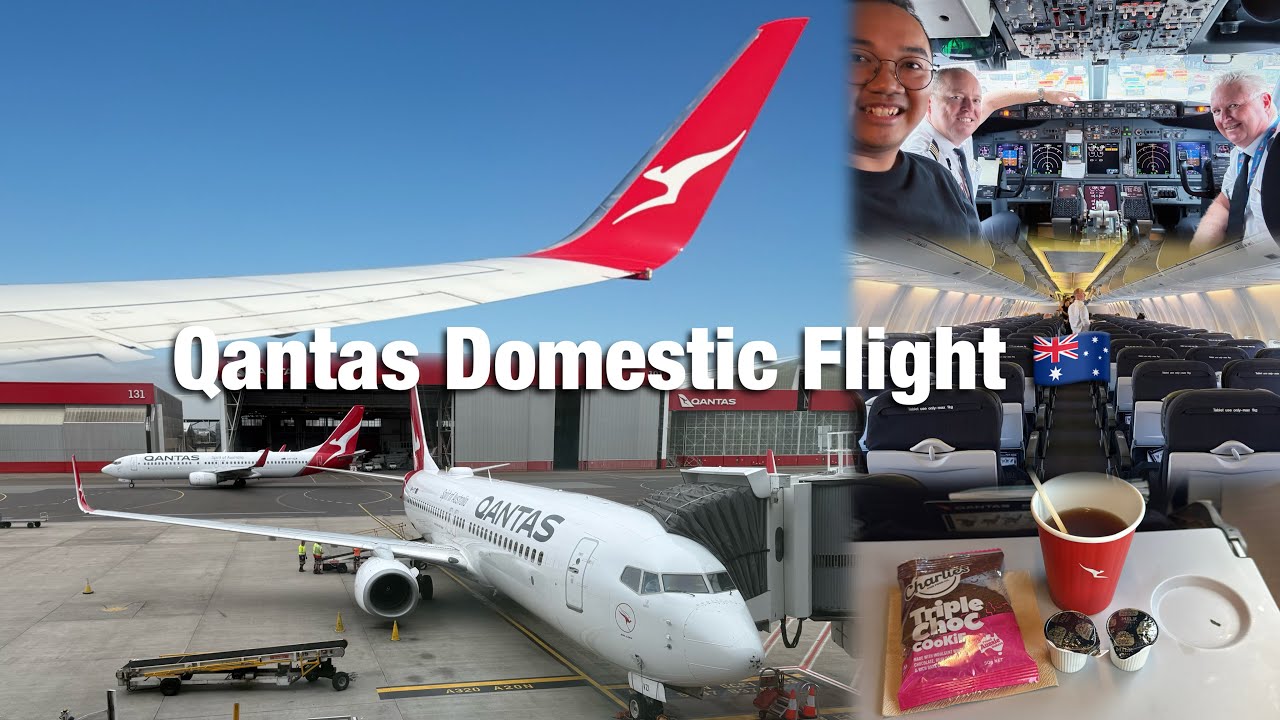 REVIEW Qantas Boeing 737-800 | Domestic Flight Melbourne - Sydney (QF436)