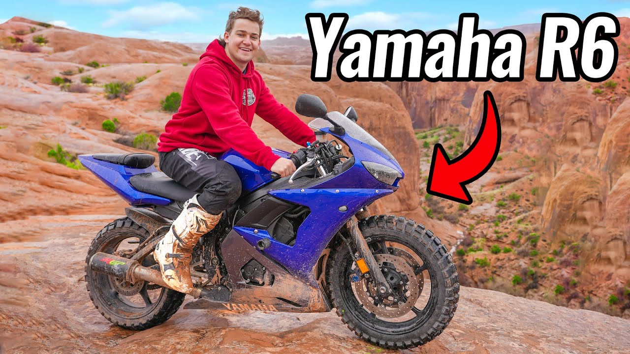 Rock Crawling with my Crotch Rocket!