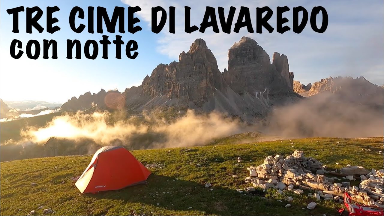 DORMIRE IN TENDA ALLE TRE CIME DI LAVAREDO