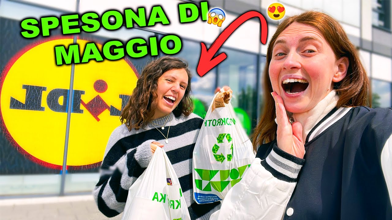 Il grande SVUOTA LA SPESA al Lidl del mese + spesa al mercato 🛍️