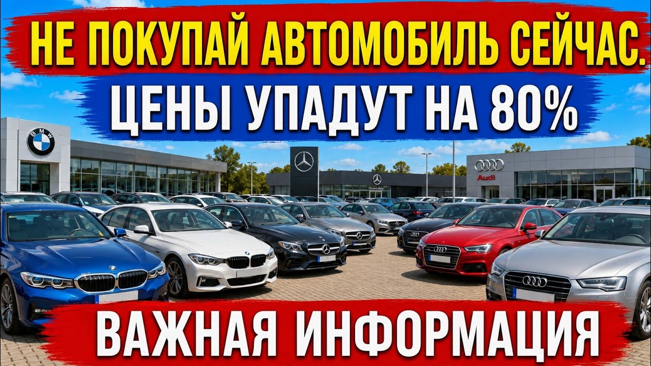 🔥Не Покупай Авто Сейчас !!! ЦЕНЫ УПАДУТ НА 80%💥