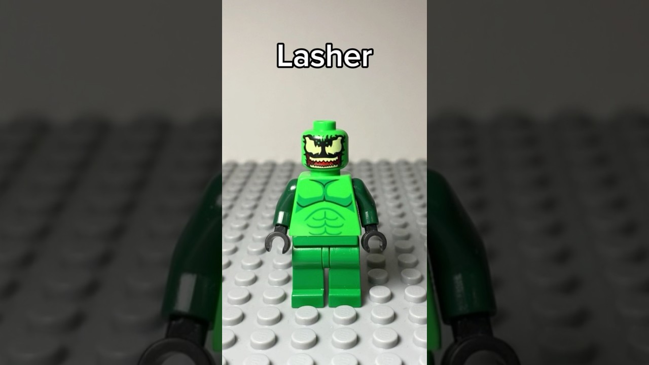 How to build Lasher with official Lego parts! #lasher #marvel #venom #lego #legocustom