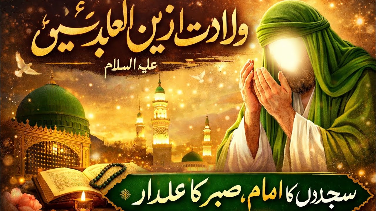 Wiladat Imam Sajjad AS | New Emotional Qasida 2026 | Heart Touching Manqabat