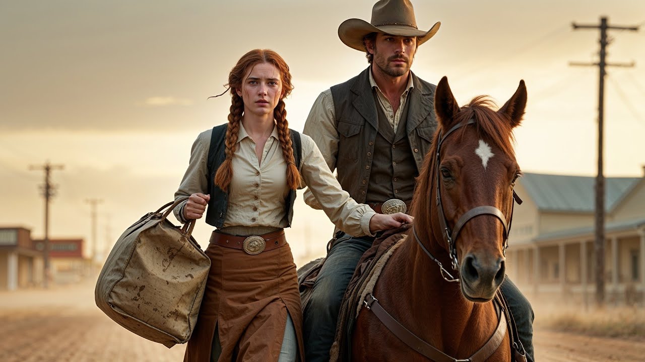 She Tried to Walk Out of Town Alone, The Cowboy Rode Beside Her and Said “Not Alone Again”