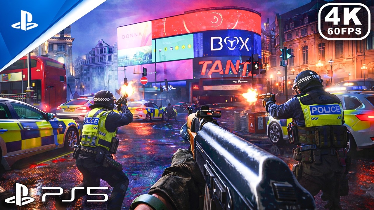 (PS5) TERROR STRIKES LONDON - COD MODERN WARFARE 2019 [4K 60FPS] (No Commentary)