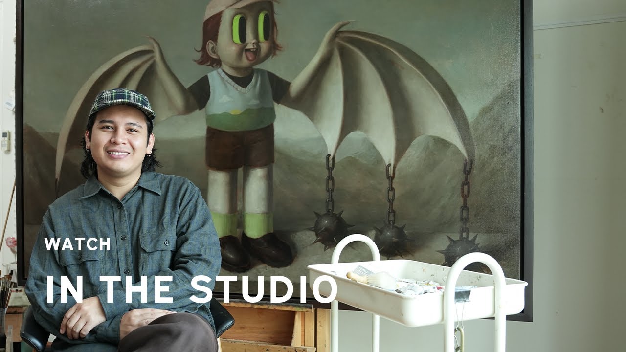 Artist Studio Visit with Karms Thammatat