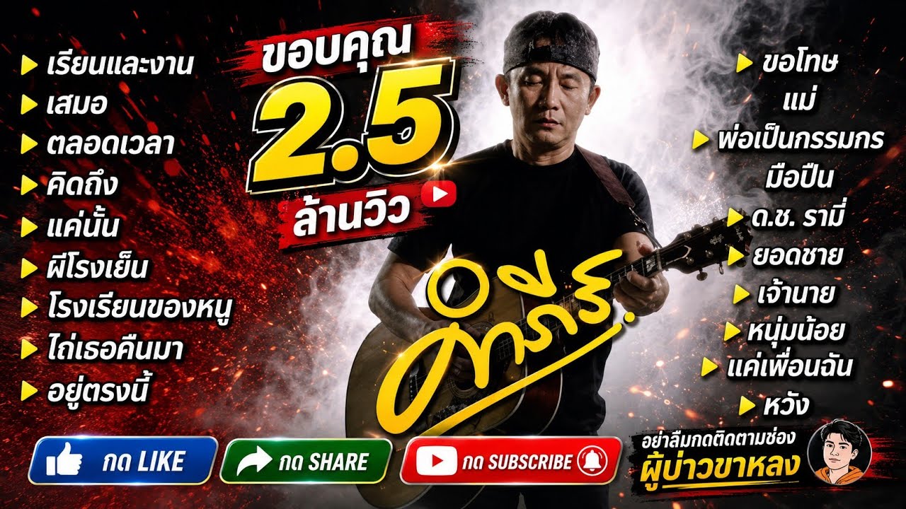 ปู พงษ์สิทธิ์ คำภีร์ รวมเพลงเพราะ #เพื่อชีวิต #ปูพงษ์สิทธิ์ #เพื่อชีวิตเพราะๆ #เพลงเพื่อชีวิต