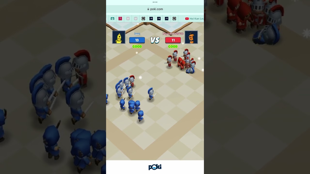Playing Merge Arena in Poki (1)
