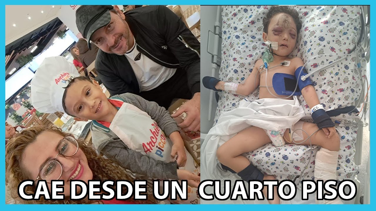Niño de 3 años cae por la ventana desde un cuarto piso