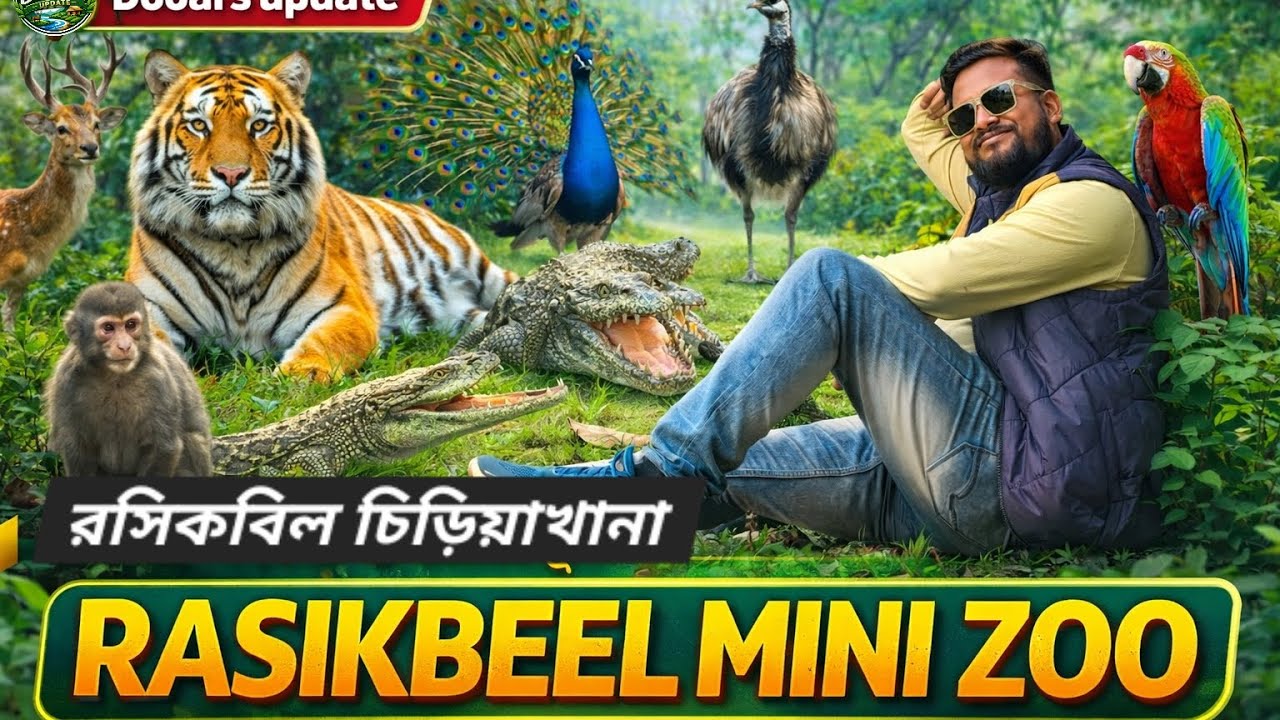 Rasikbeel Mini Zoo | ডুয়ার্সের জনপ্রিয় চিড়িয়াখানা | Full Tour Guide @dooarsupdate