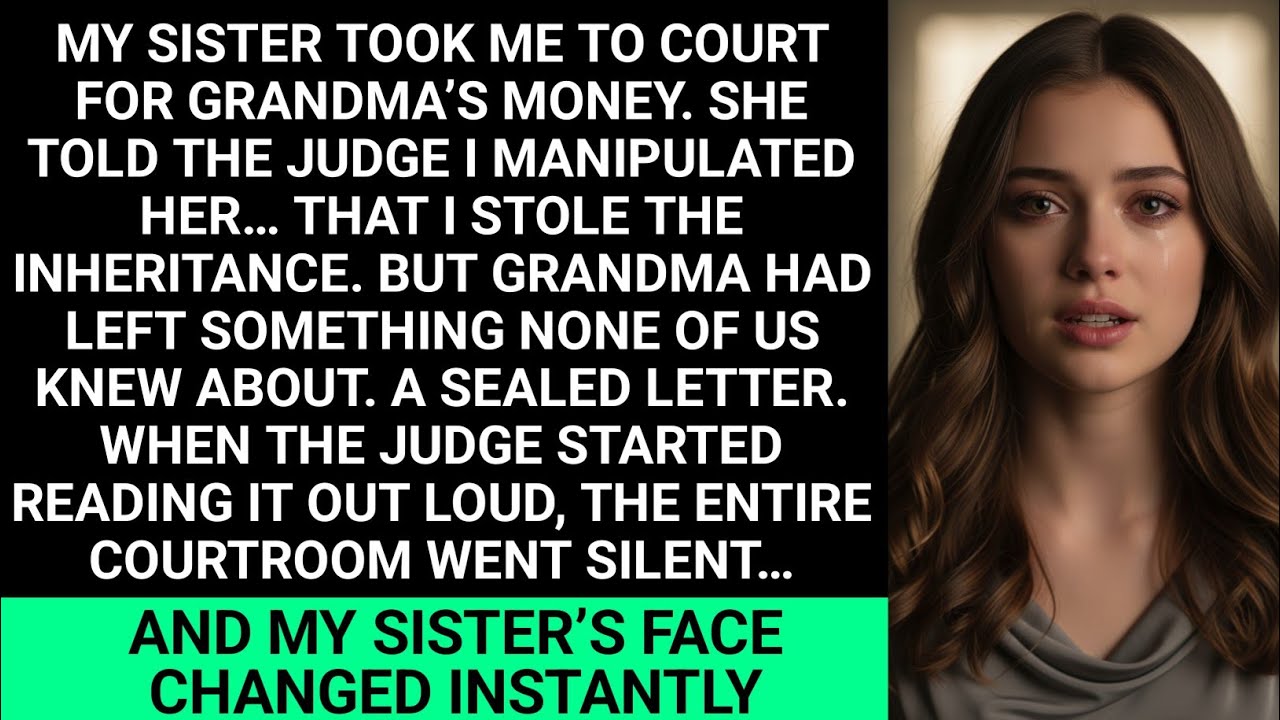 My Sister Sued Me for Grandma’s $900K Trust—Then the Judge Read Grandma’s Secret Letter in Court