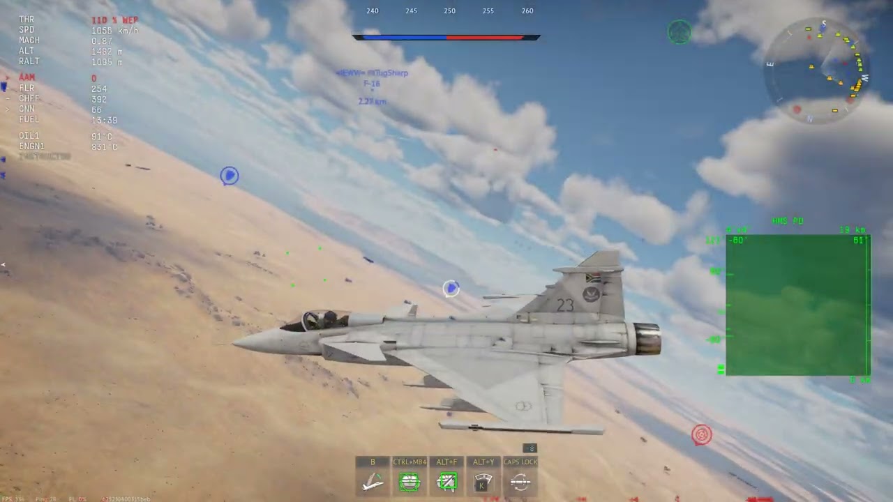 War Thunder - British JAS39C ace - Sinai