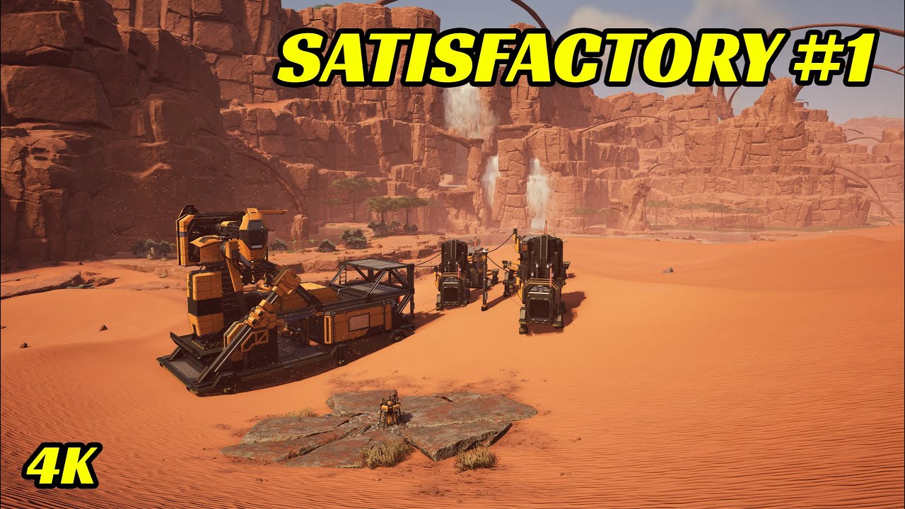 PRIMEROS PASOS | SATISFACTORY 1.0 GAMEPLAY ESPAÑOL