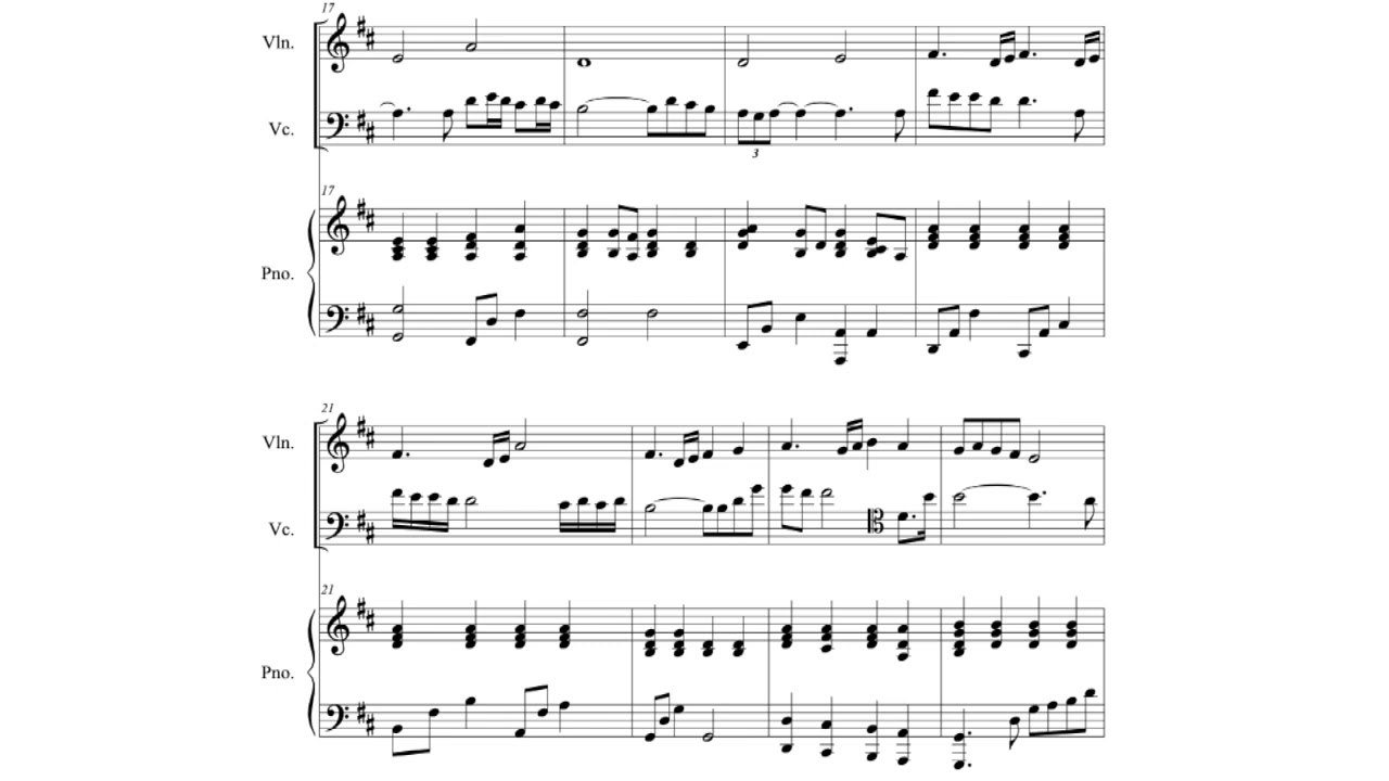 [Piano Trio] E.Morricone - Gabriel's Oboe / The Mission OST / 가브리엘의 오보에 / 넬라 판타지아 / 피아노 트리오 Ver.