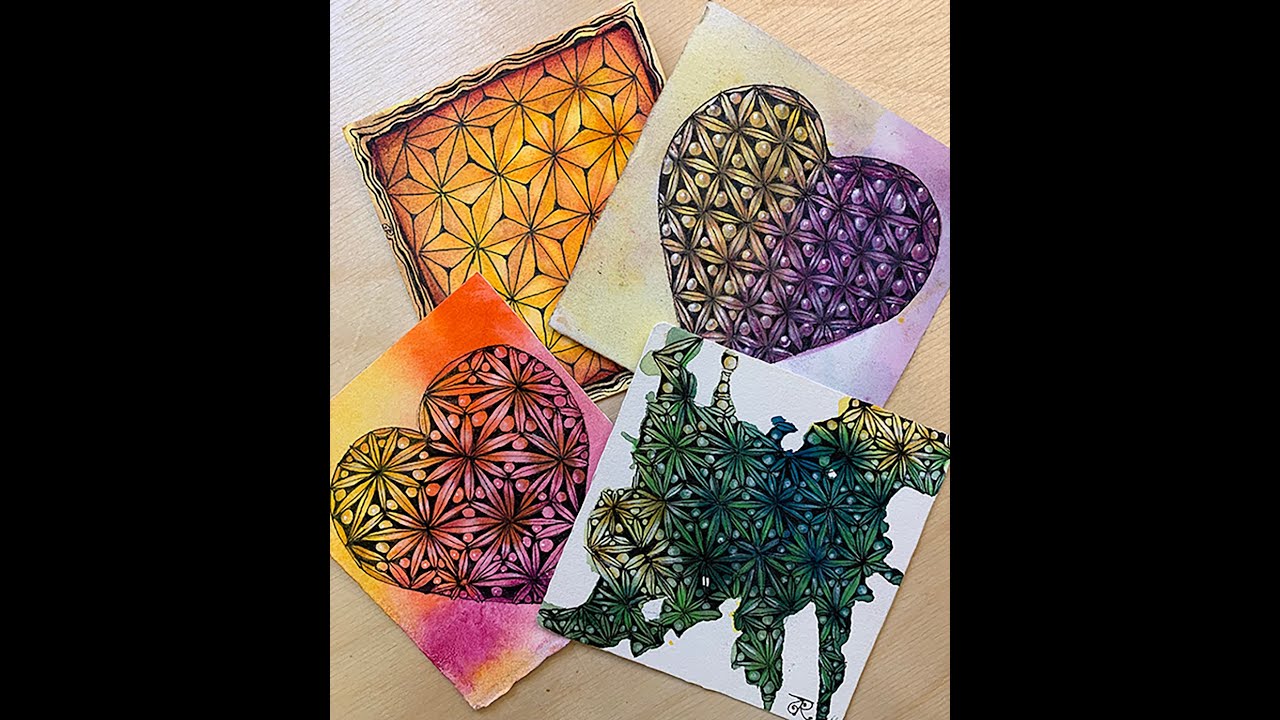 Reticula and Fragments I - Tangle Tutorial with Annie Reiser, CZT