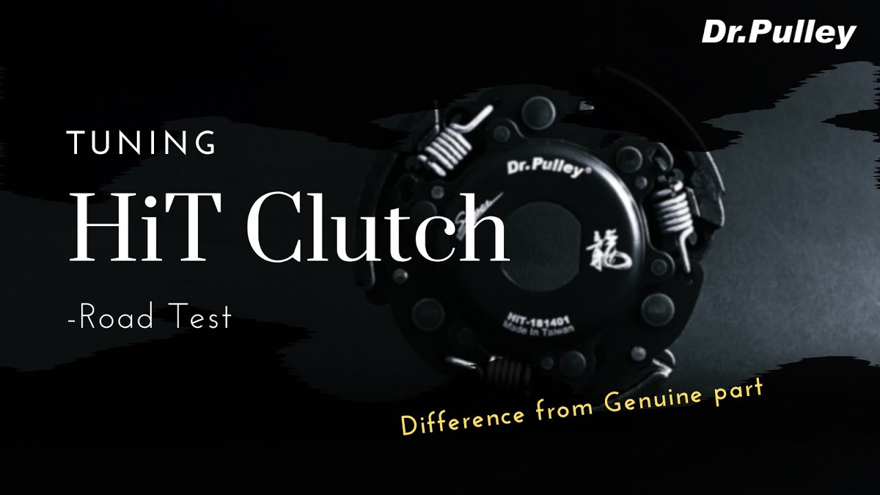 Tuning HiT Clutch - Road Test - Difference from Genuine part - Kymco Famous 125 - Dr.Pulley