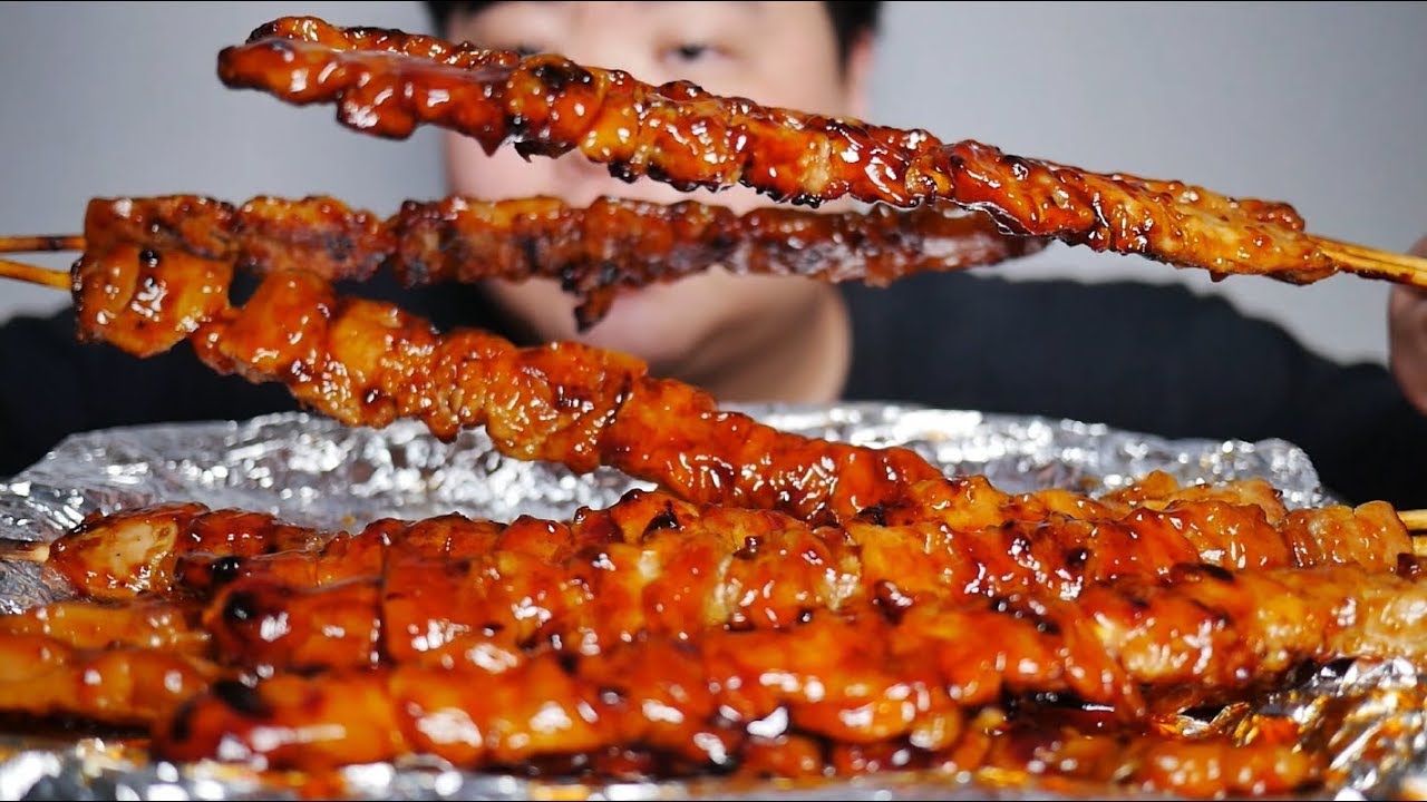 진정한 대왕닭꼬치 리얼사운드 먹방 mukbang 만능방송