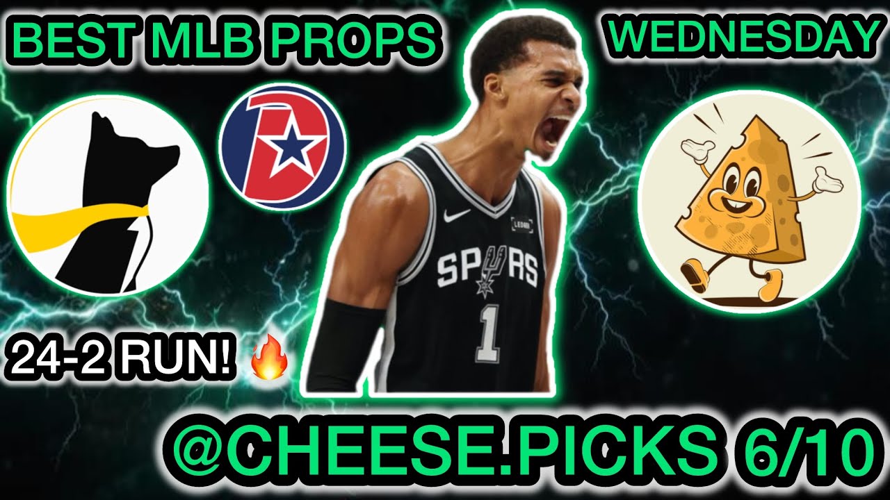 24-2 RUN! BEST NBA Player Props 6/10 - BEST NBA Props TODAY!