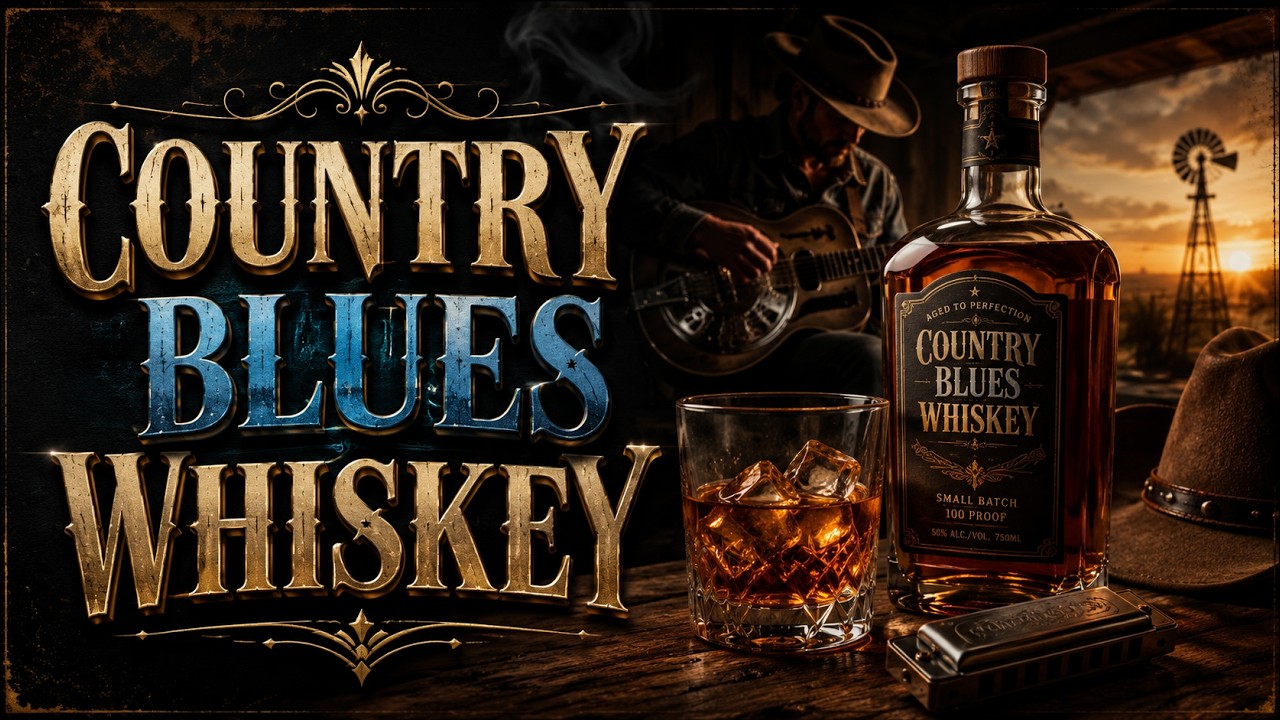 Best Country Blues Whiskey Songs 🤠 | Road Trip, Bar Nights & Lonely Memories