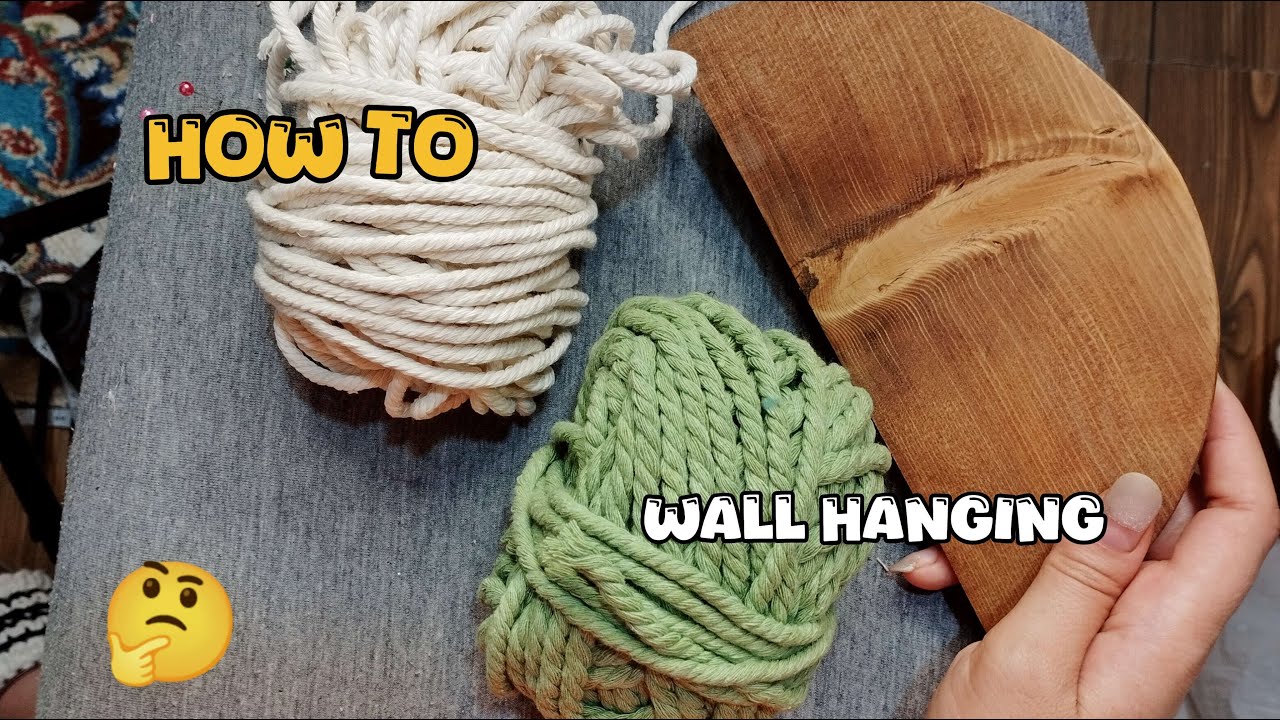 Wall Hanging DIY | How to Make Macrame Boomris?!