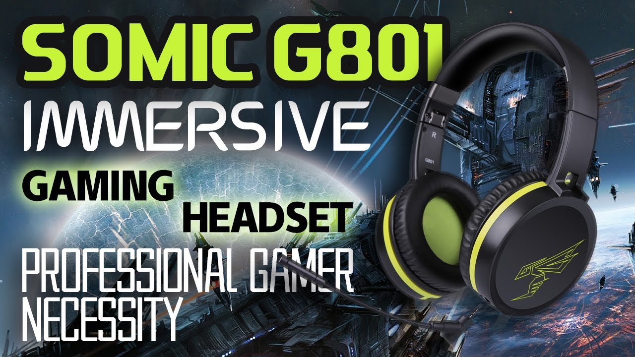 Somic G801 Foldable Gaming Headset for Xbox One/PS4/Switch/iPhone/iPad