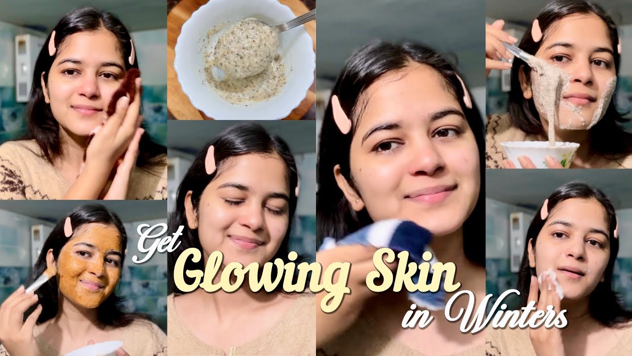 Winter Skincare Routine ✨❄️ for Glowing skin this winter🎀✨#winter