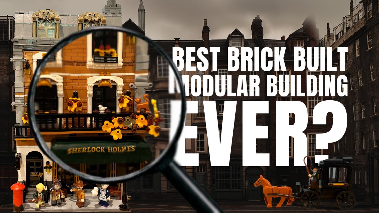 PANTASY Sherlock Holmes Baker Street Apartment Building Set Review!