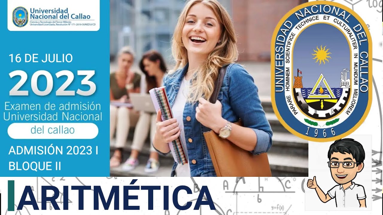 Solucionario UNAC 2023I Bloque 2 ARITMÉTICA