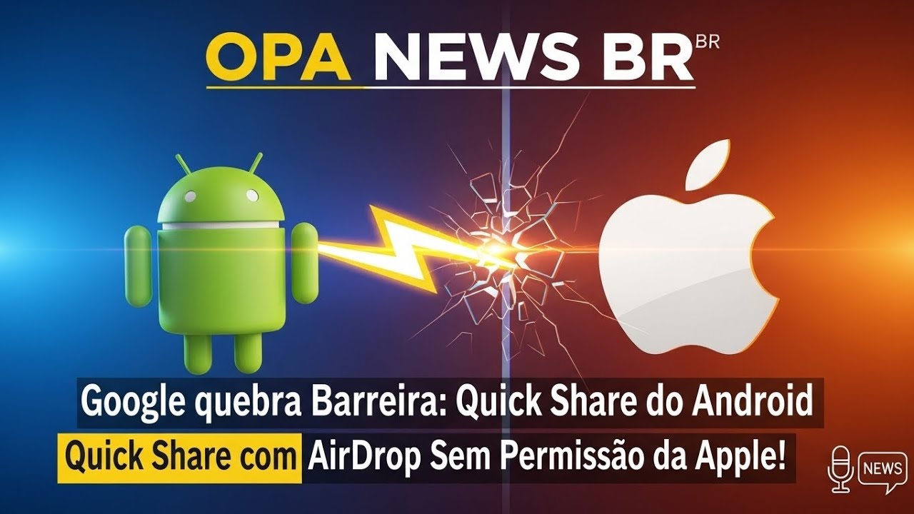 Google quebra Barreira: Quick Share do Android funciona com AirDrop Sem Permissão da Apple!