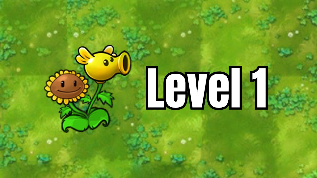 Tower Defense Mode - Level 1 | PvZ Fusion Walkthrough