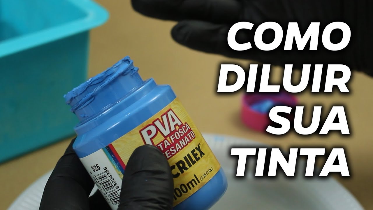 COMO DILUIR SUA TINTA CORRETAMENTE!!