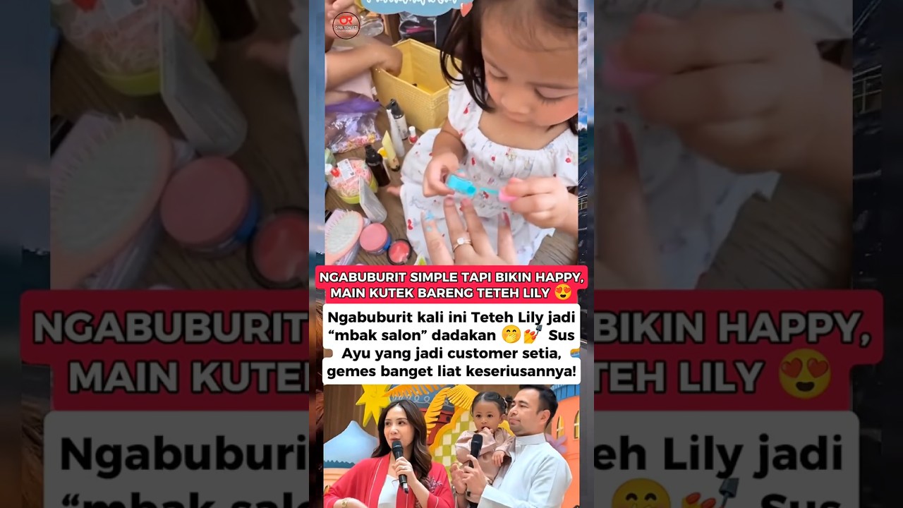 TETEH LILY NGUTEKIN SUS AYU SAMBIL NUNGGU BUKA PUASA😍 #lily #susayu #nagita #rans