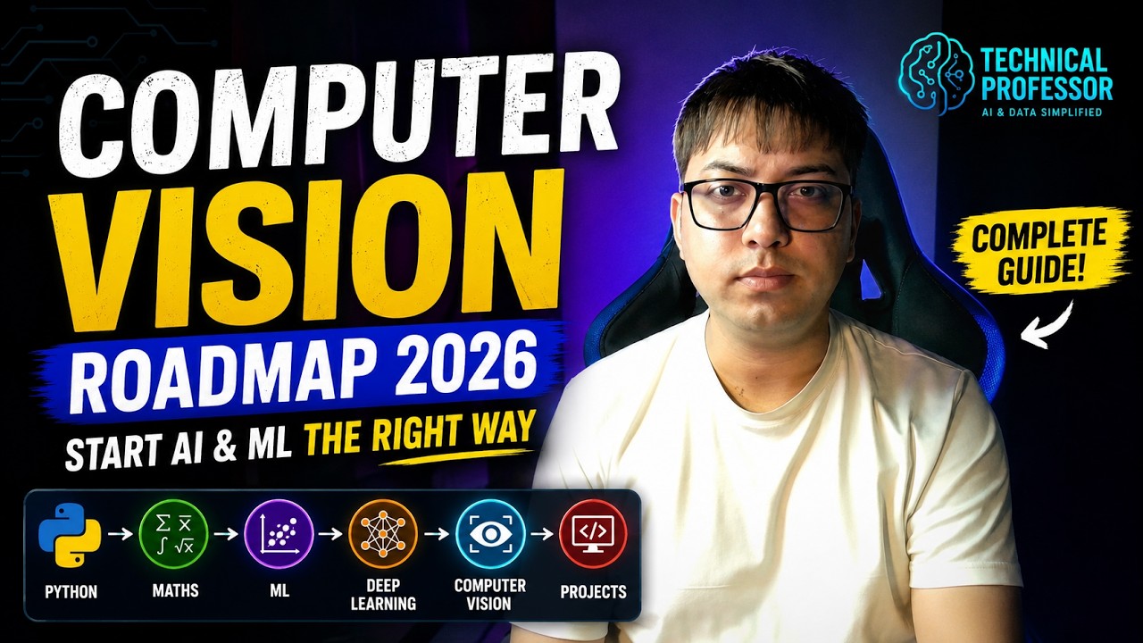 Computer Vision Roadmap 2026 🚀 Complete Beginner to Expert Guide | AI & ML Career Path