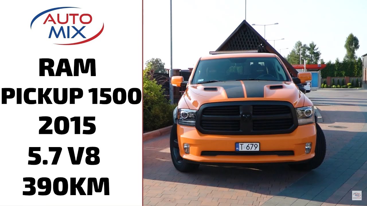 RAM Pickup 1500 2015r. 5.7 V8 390KM Po montażu instalacji LPG