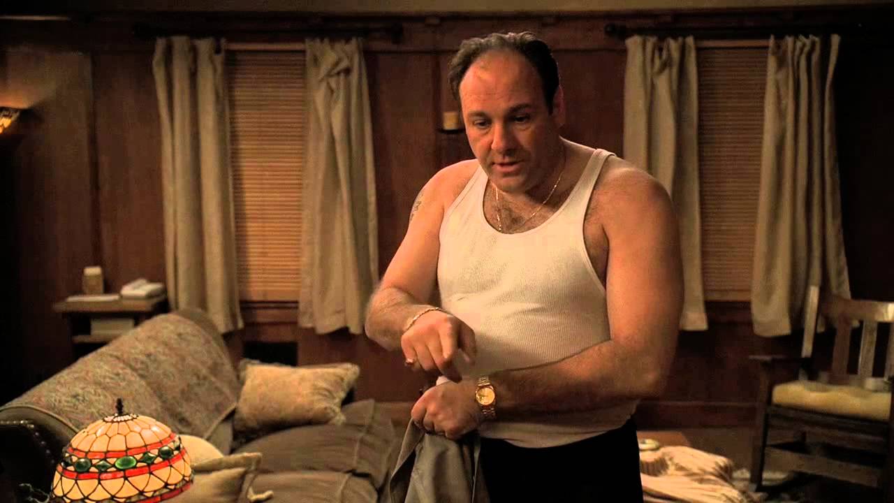The Sopranos - Gloria Trillo throws roast beef at Tony's head