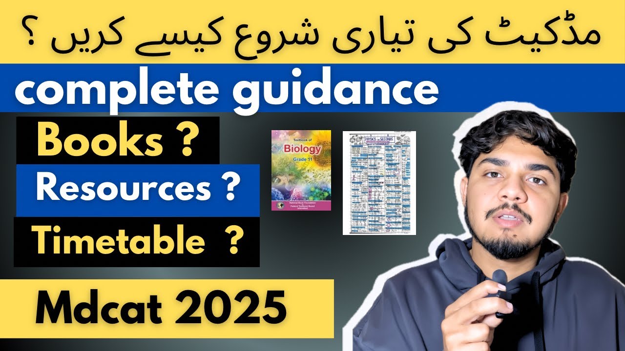 Struggling to Start MDCAT 2025 Prep? Watch This First!