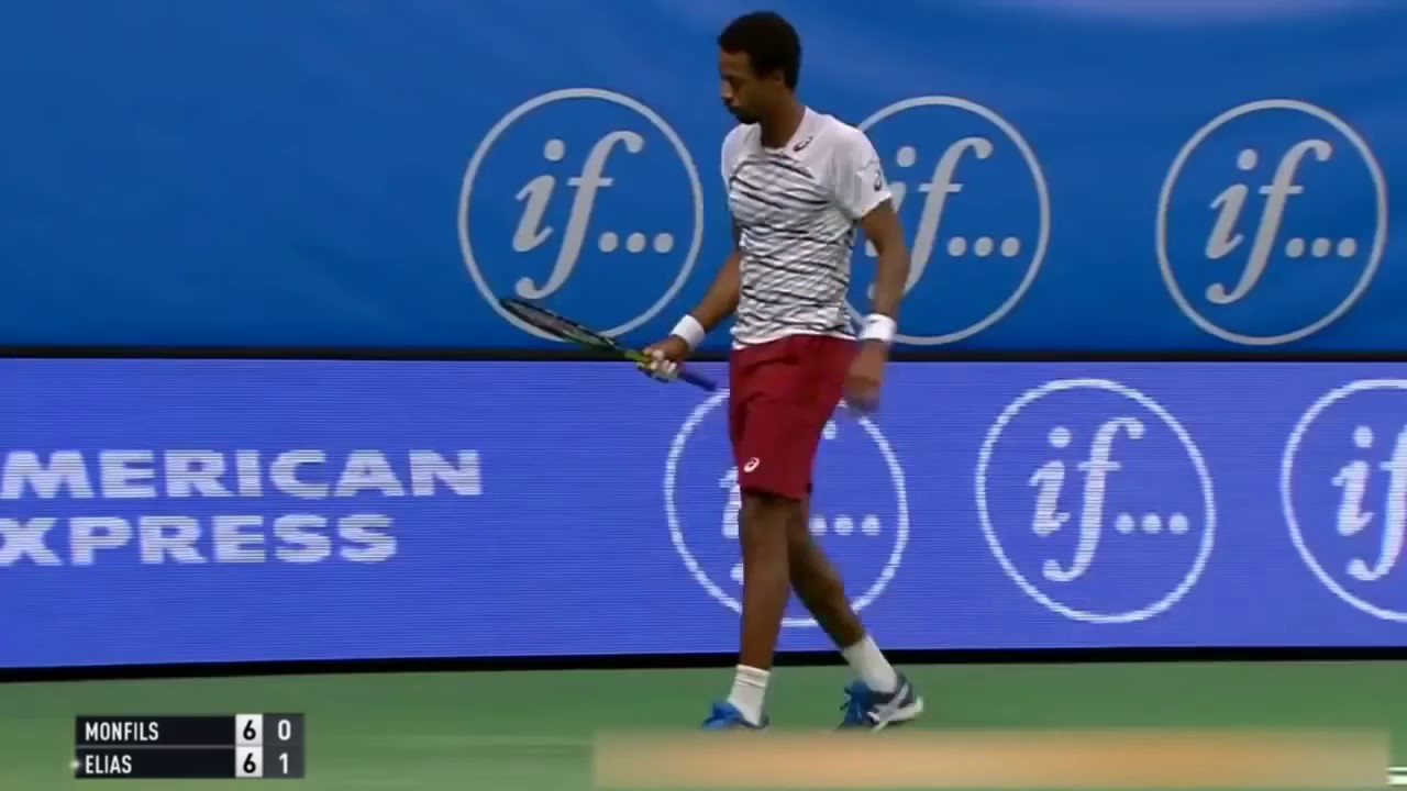 Gael Monfils vs Gastao Elias Highlights Stockholm 2016