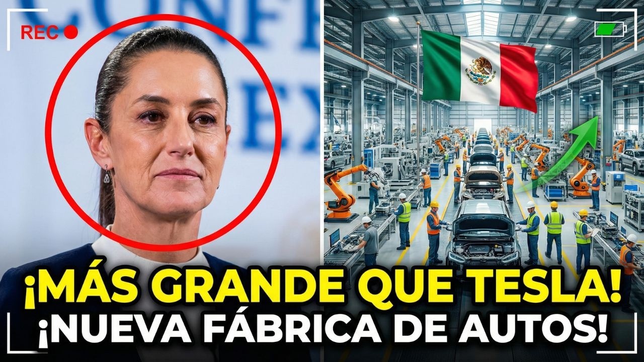 ÚLTIMA HORA: 🔴Mega Fábrica de Autos Llega MéxicoNo es Tesla! Será Más Grande!