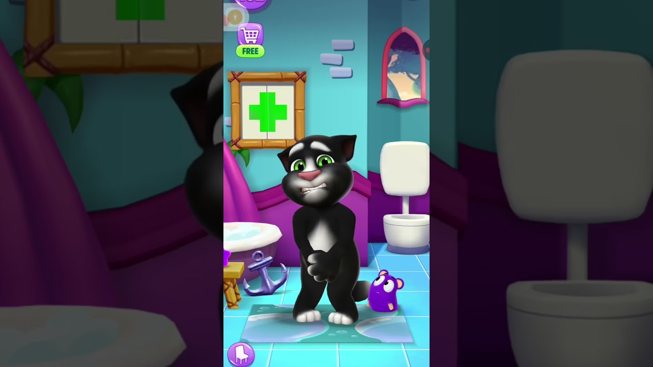 Viral My talking tom 2 #shorts # live #trending #viraltom #funnycat #satisfying  #game #funny  #tom