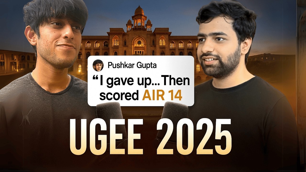 Last-Minute UGEE Strategy That Got him AIR 14! | IIIT-Hyderabad