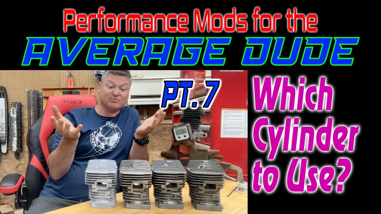 Average Dude Mods Pt 7 - Comparing Cylinders MS290 029 390 039 Stihl