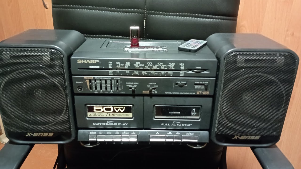 установка MP3 плеера на SHARP WF A50